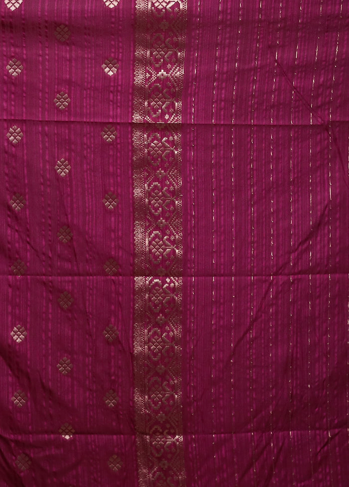 Pink Dupion Silk Saree With Blouse Piece