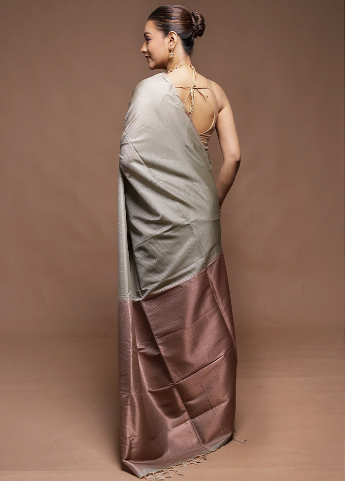 Pink Dupion Silk Saree With Blouse Piece