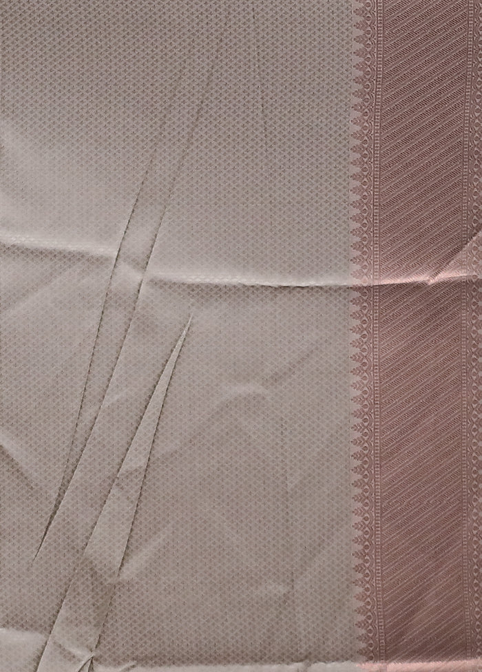 Pink Dupion Silk Saree With Blouse Piece