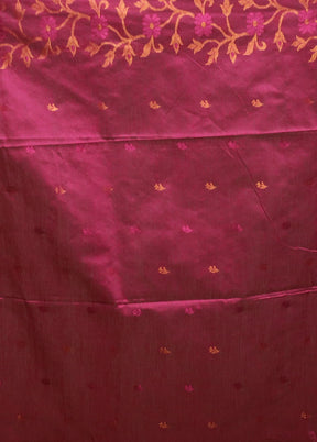 Green Cotton Saree With Blouse Piece