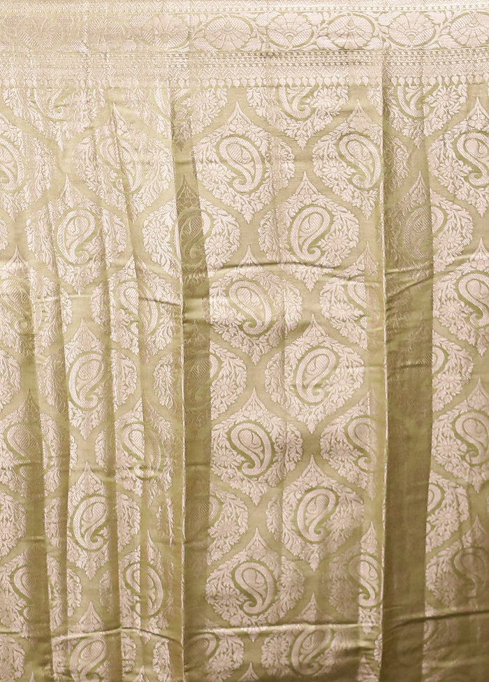 Cream Handloom Dupion Pure Silk Saree With Blouse Piece