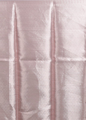 Pink Organza Saree With Blouse Piece