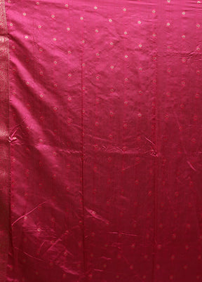 Red Tissue Silk Saree With Blouse Piece