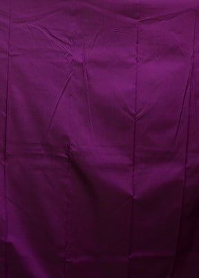 Purple Kanjivaram Silk Saree With Blouse Piece