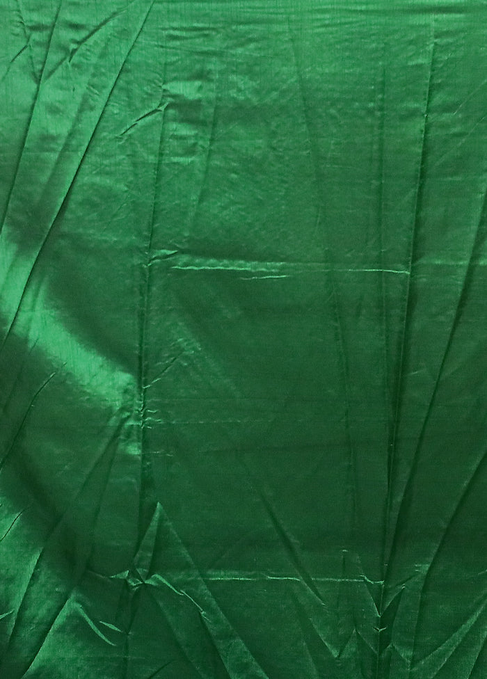 Red Dupion Silk Saree With Blouse Piece