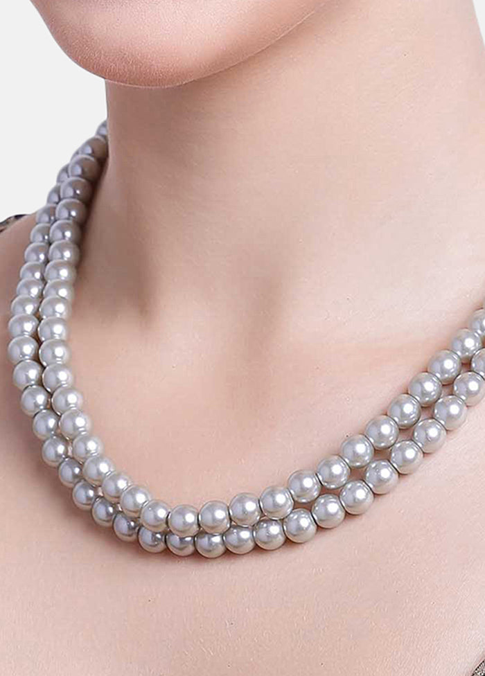 Gold Plated Attractive Pearl Necklace - Indian Silk House Agencies