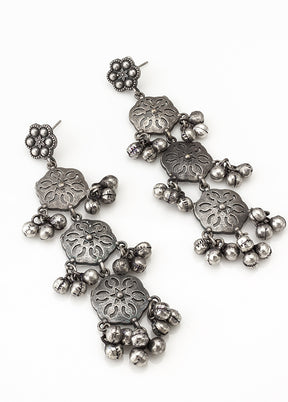 Silver Brass Antique Earrings