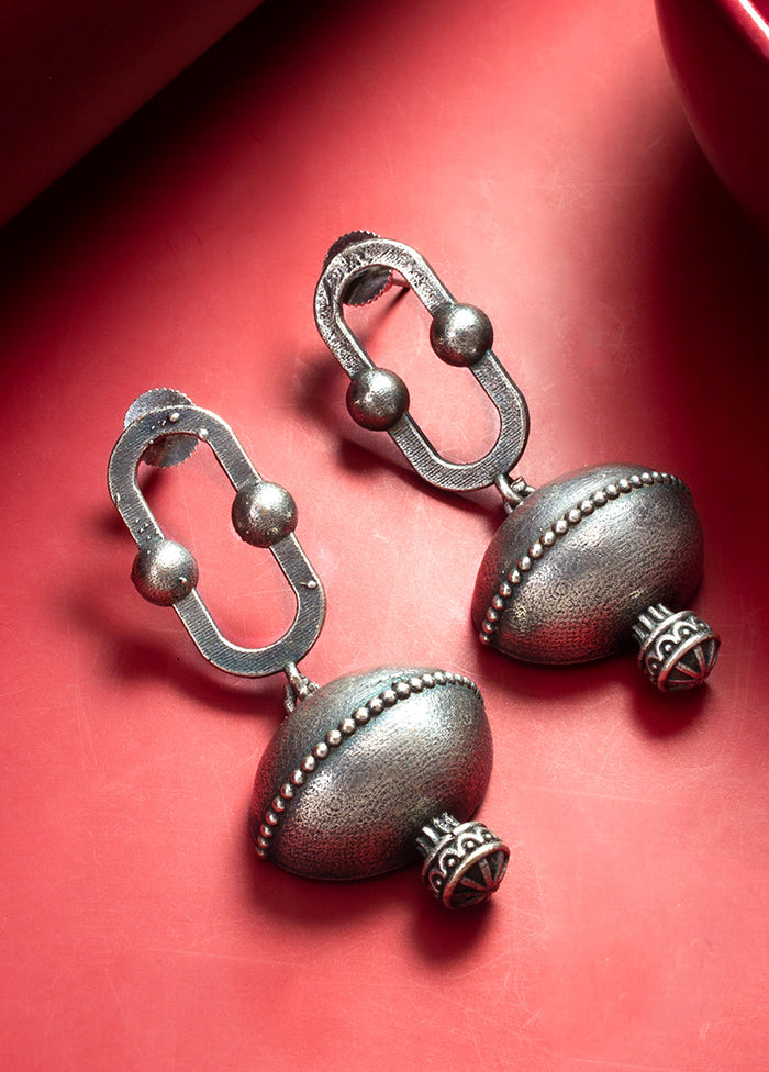 Silver Brass Antique Earrings