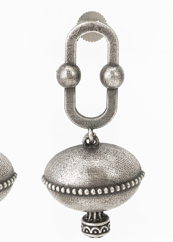 Silver Brass Antique Earrings