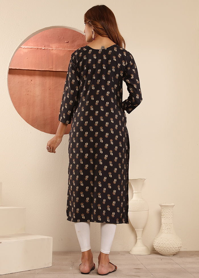 Black Readymade Viscose Kurti