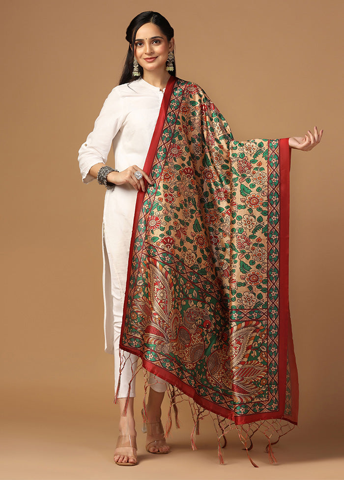 Multicolor Art Silk Dupatta