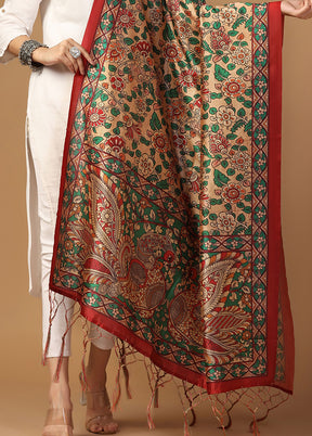 Multicolor Art Silk Dupatta