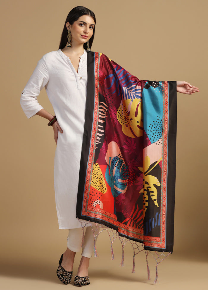 Multicolor Banarasi Silk Dupatta