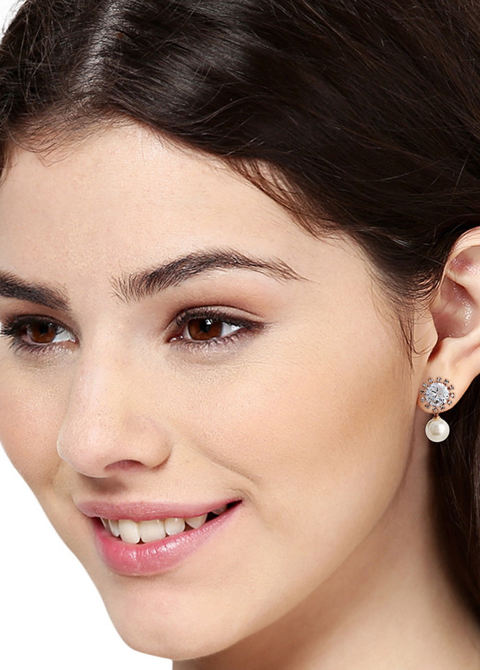 Estele American diamond earrings for women - Indian Silk House Agencies