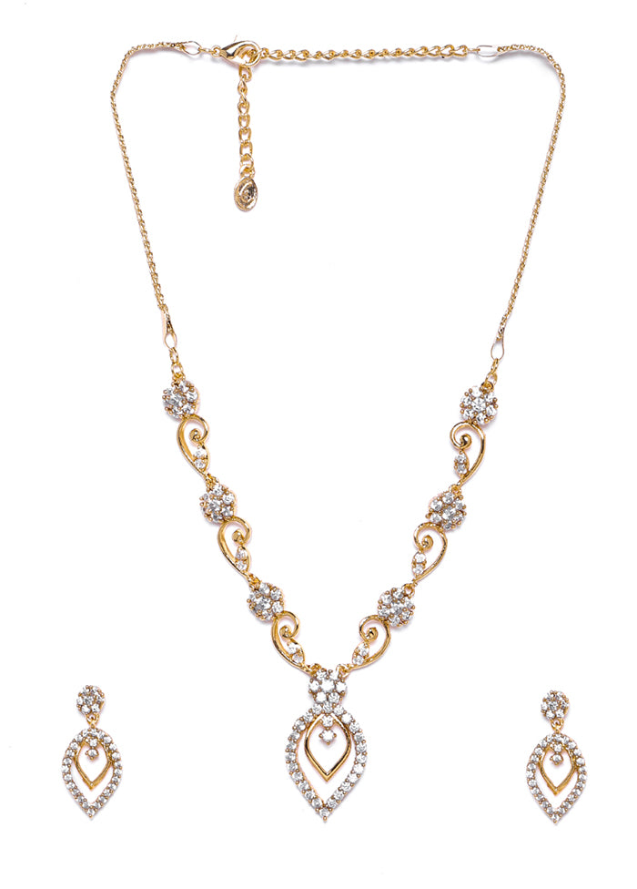Gold Plated Mesmerizing Jewellery Set - Indian Silk House Agencies