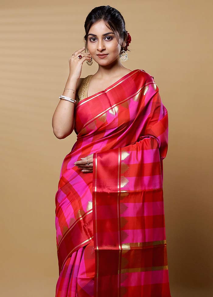 Multicolor Cotton Saree With Blouse Piece