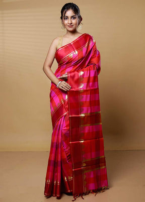 Multicolor Cotton Saree With Blouse Piece