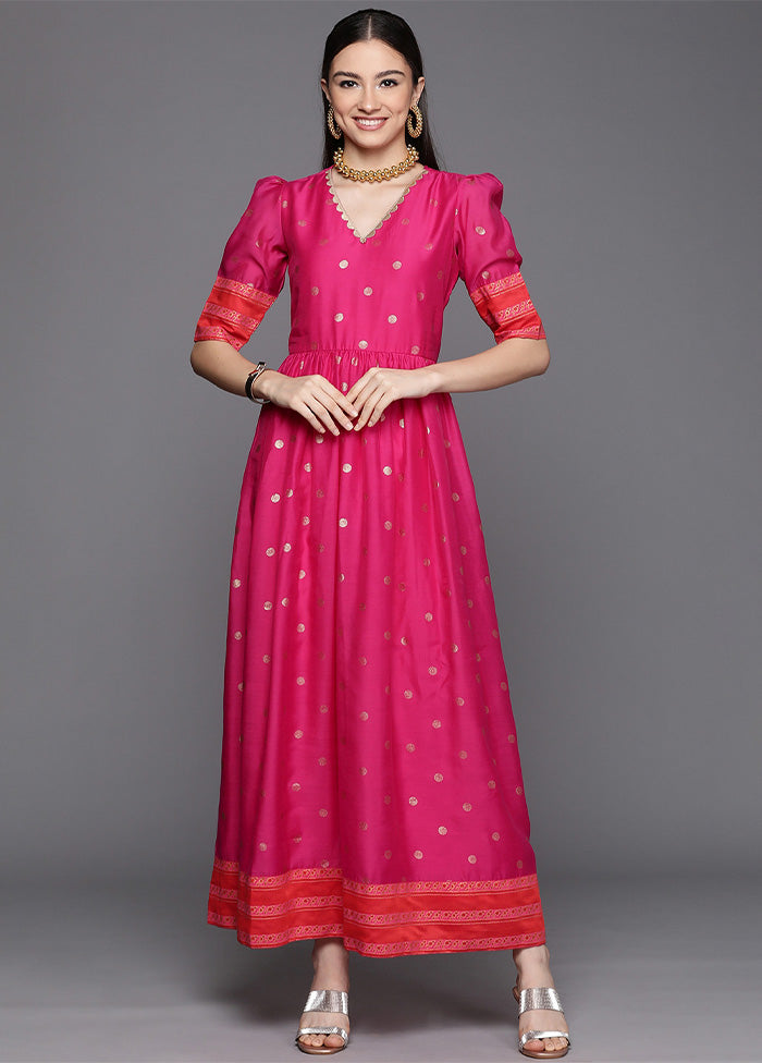 Rani Readymade Chanderi Indian Dress