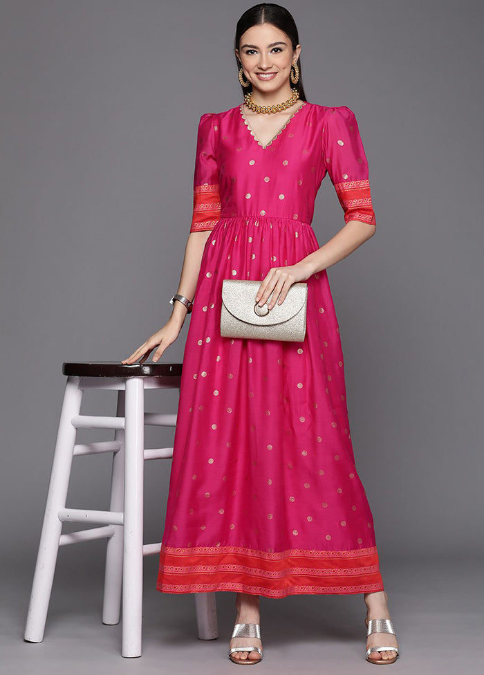 Rani Readymade Polyester Indian Dress - Indian Silk House Agencies
