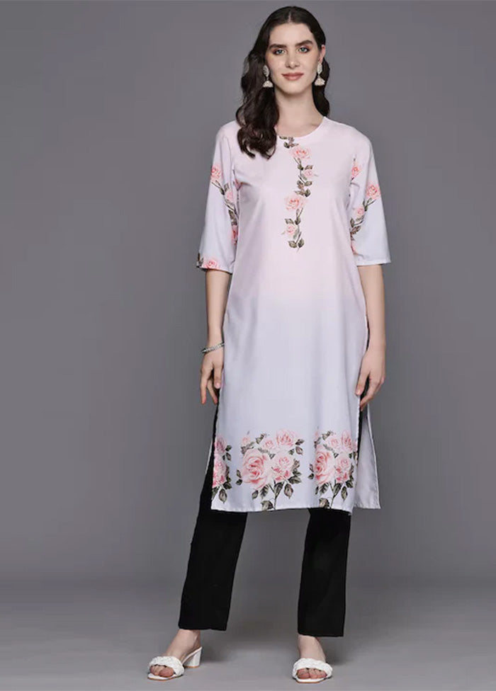 Pink Readymade Silk Kurti