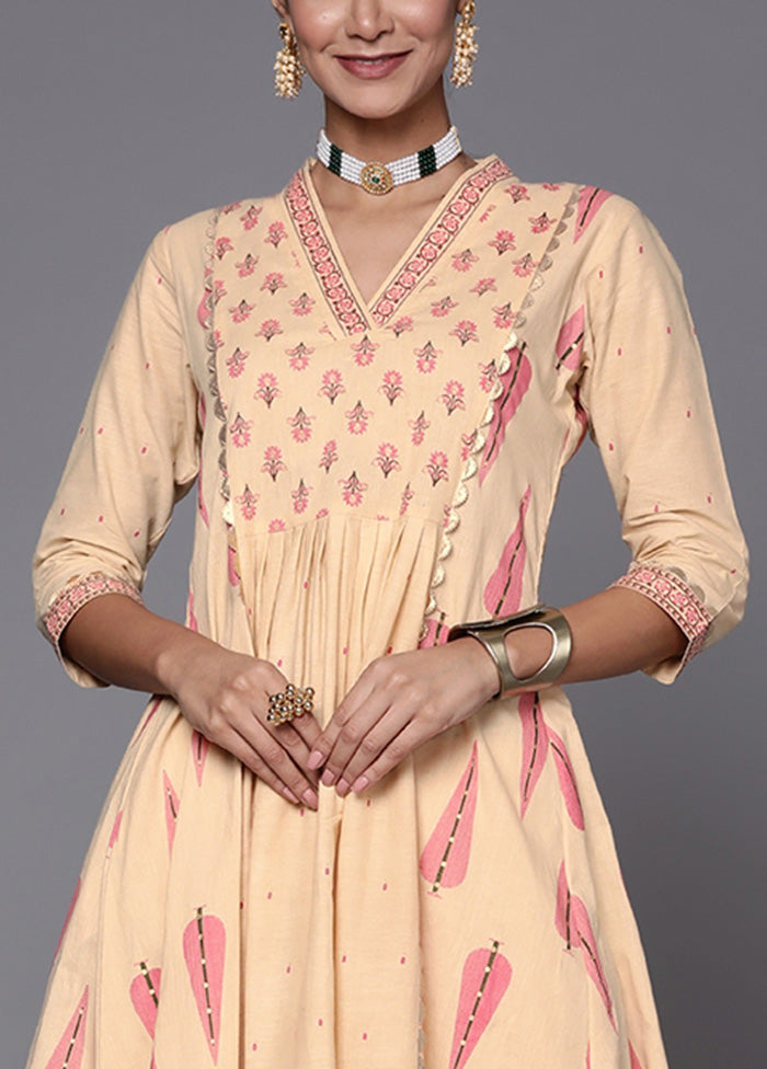 2 Pc Chiku Pure Readymade Cotton Kurti Set