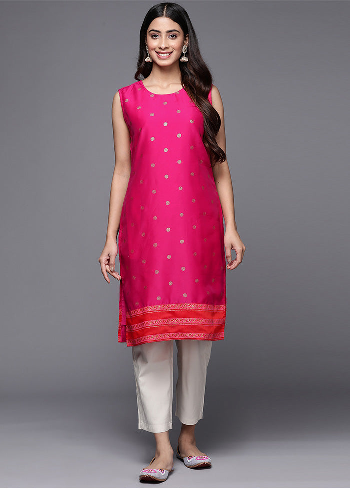 Pink Readymade Polyester Tunic