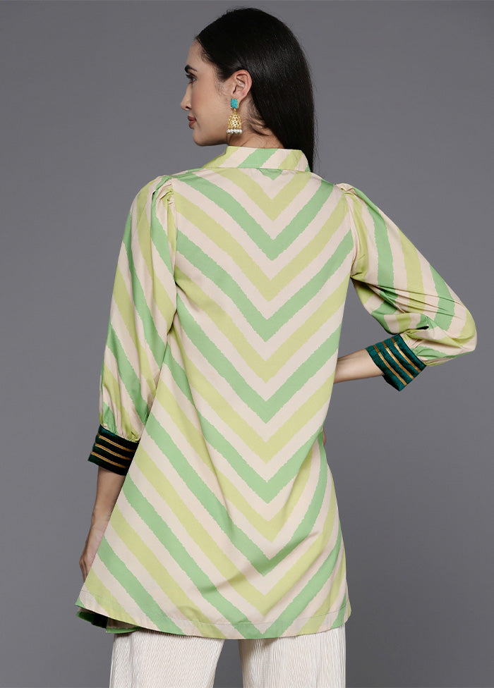 Off White Readymade Polyester Tunic