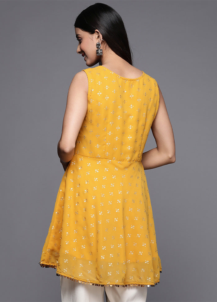 Mustard Readymade Polyester Tunic