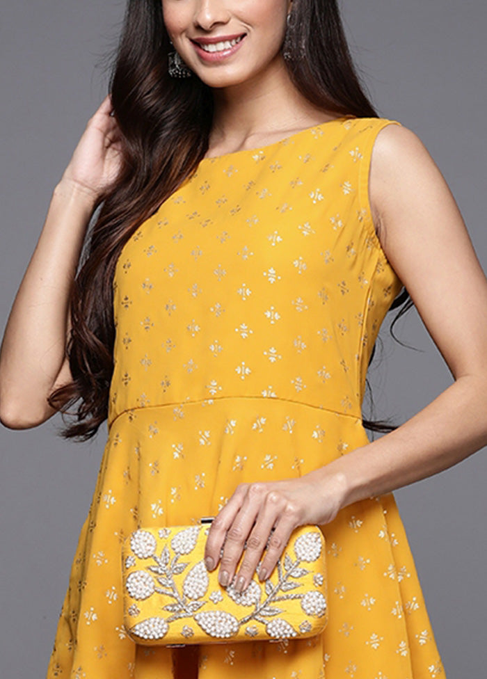 Mustard Readymade Polyester Tunic