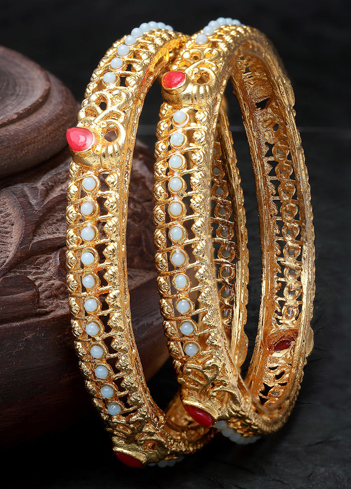 Multicolor Alloy Glossy Bangles