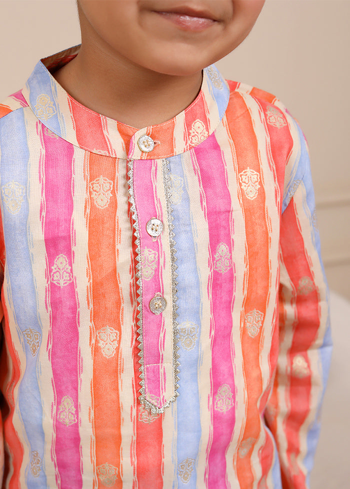 Multicolor Cotton Ethnic Wear Set