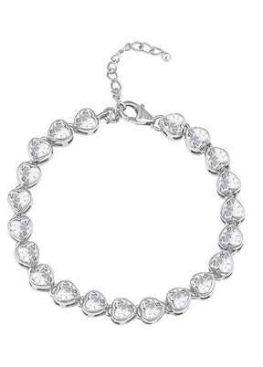 925 Sterling Silver Glossy Bracelet