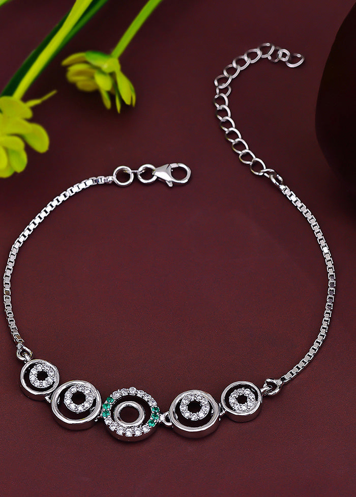 925 Sterling Silver Glossy Bracelet