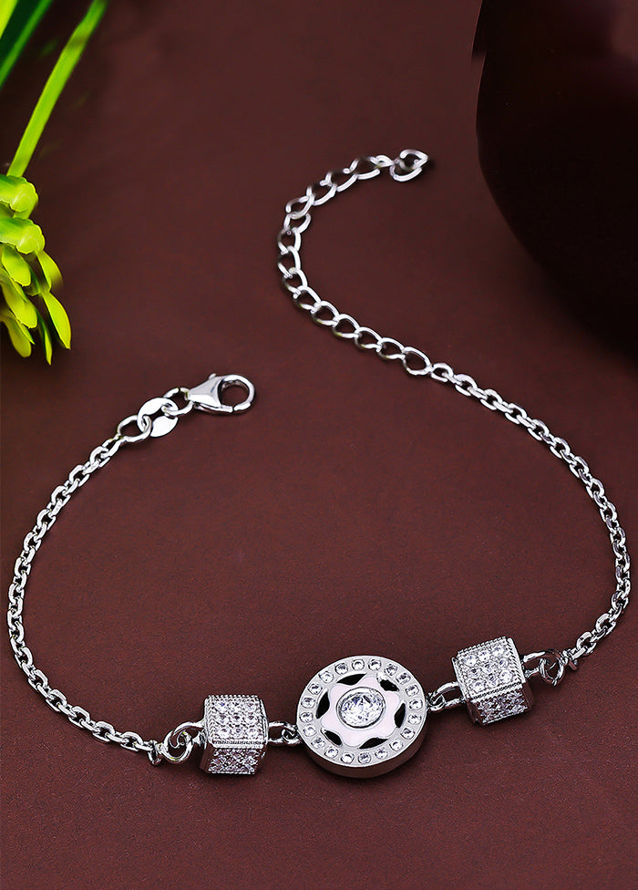 925 Sterling Silver Glossy Bracelet