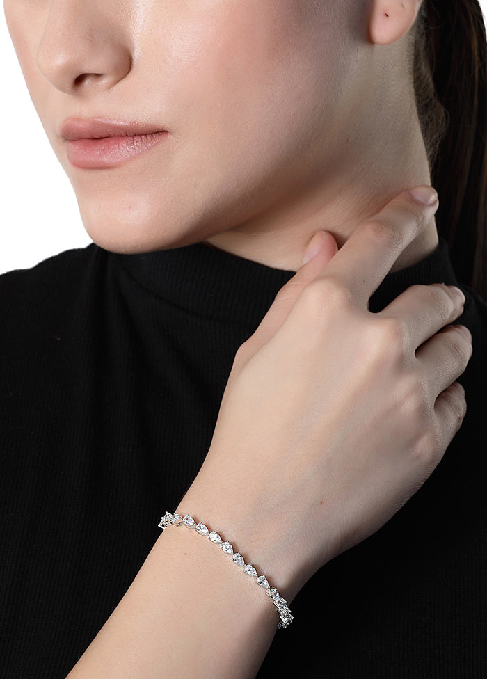 925 Sterling Silver Glossy Bracelet