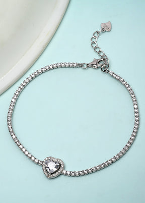 925 Sterling Silver Glossy Bracelet