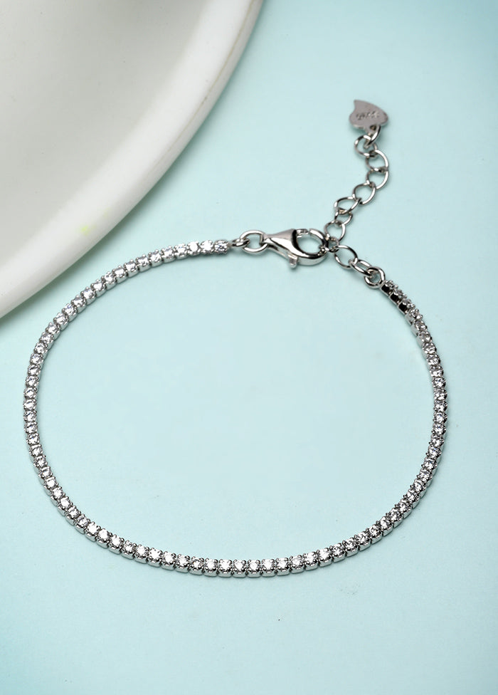 925 Sterling Silver Glossy Bracelet