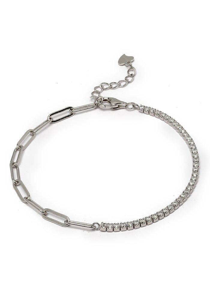 925 Sterling Silver Glossy Bracelet