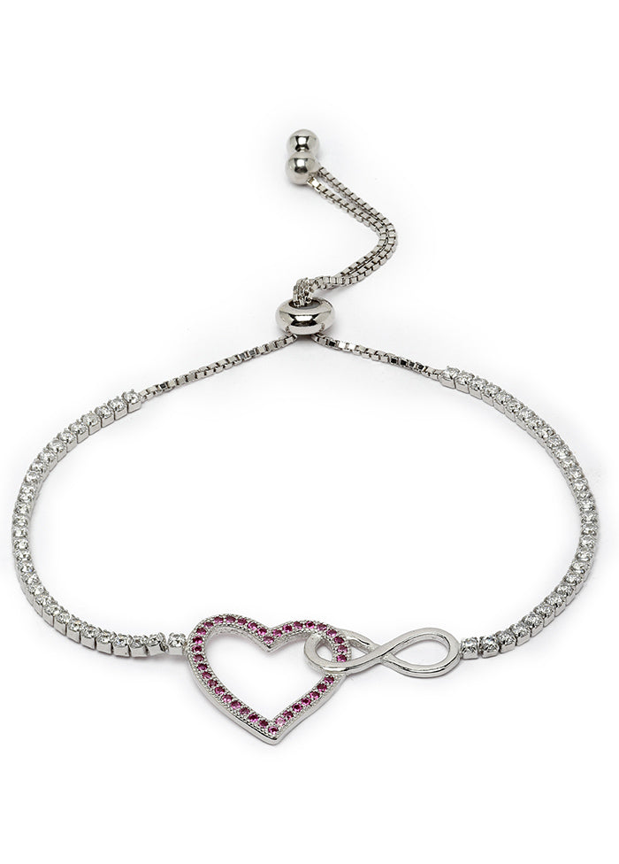 925 Sterling Silver Bolo Clasp Bracelet