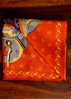 Pocket Square - Murshidabad Silk Digital Printed