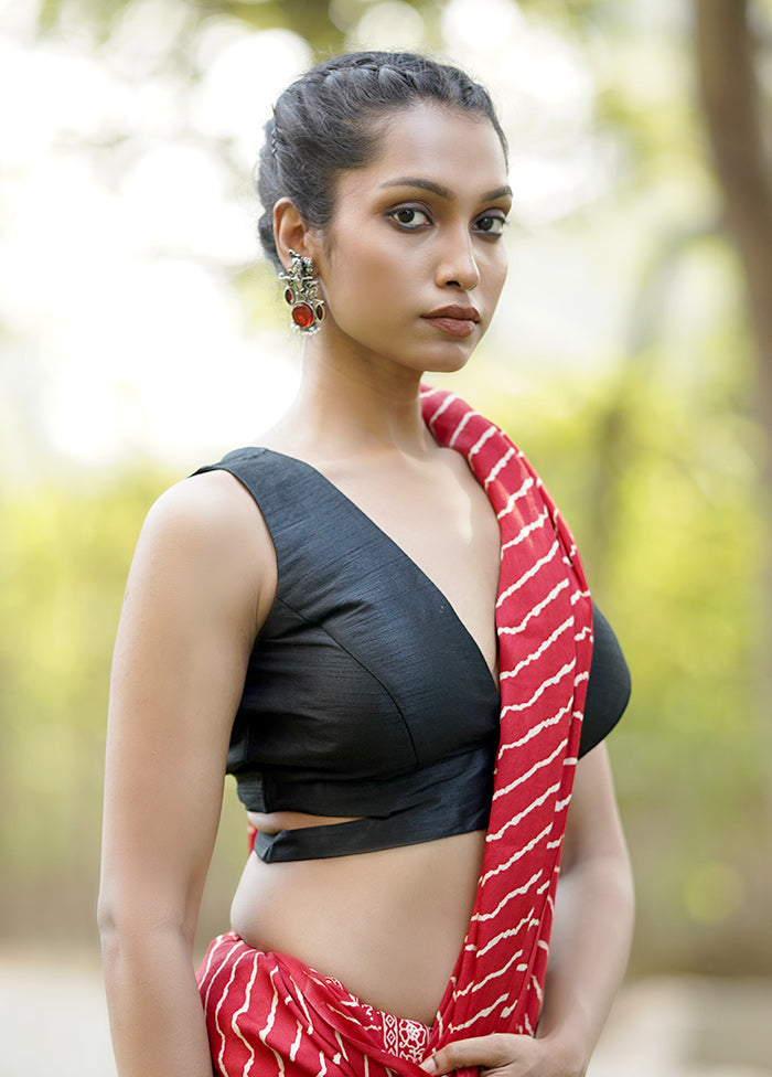 Black Dupion Silk Designer Blouse