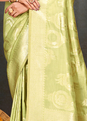 Multicolor Cotton Saree With Blouse Piece
