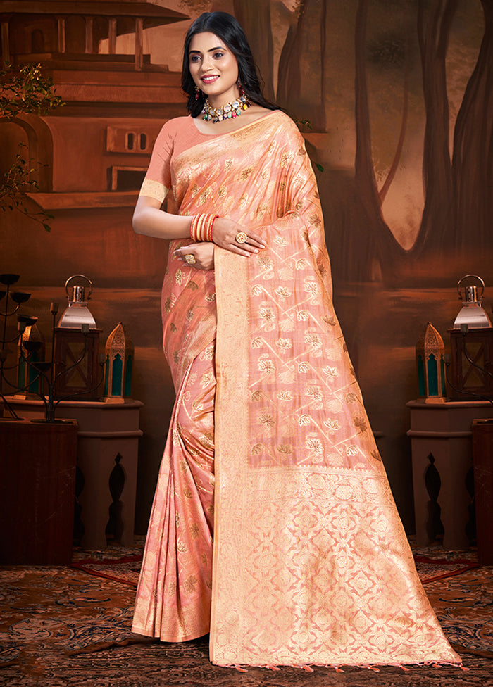 Multicolor Cotton Saree With Blouse Piece