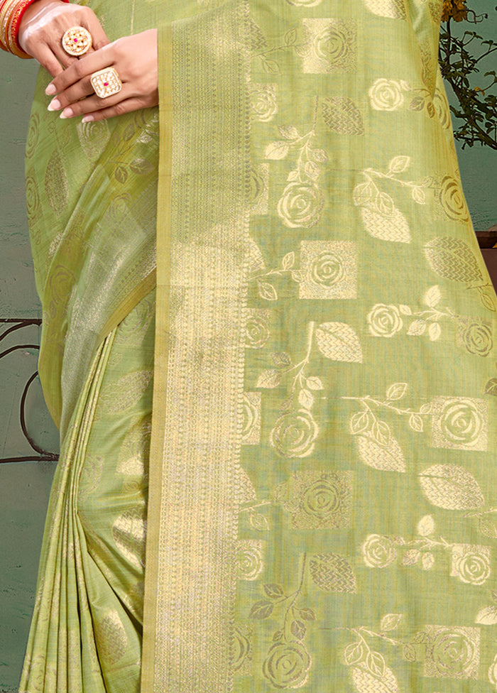 Multicolor Cotton Saree With Blouse Piece