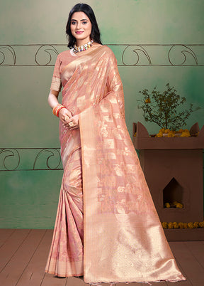 Multicolor Cotton Saree With Blouse Piece