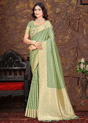 Multicolor Cotton Saree With Blouse Piece