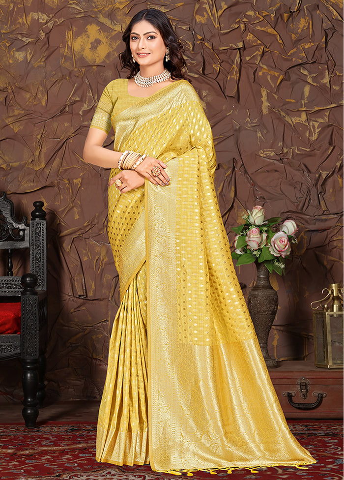 Multicolor Cotton Saree With Blouse Piece