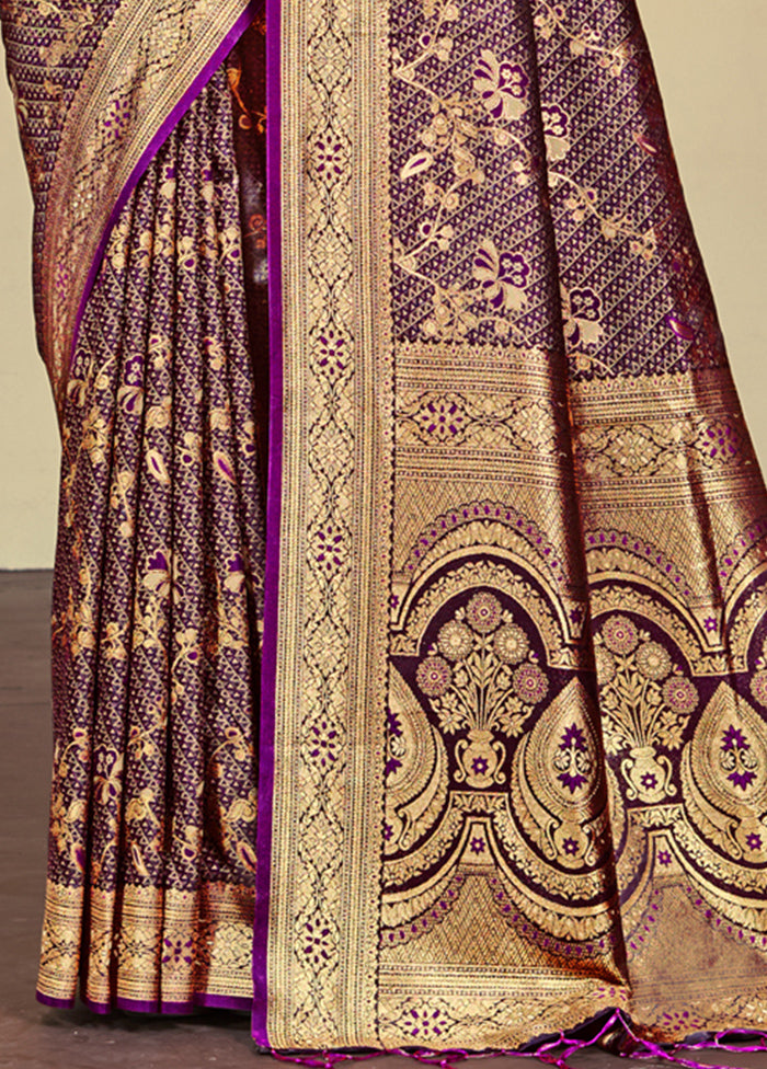 Multicolor Satin Silk Saree With Blouse Piece