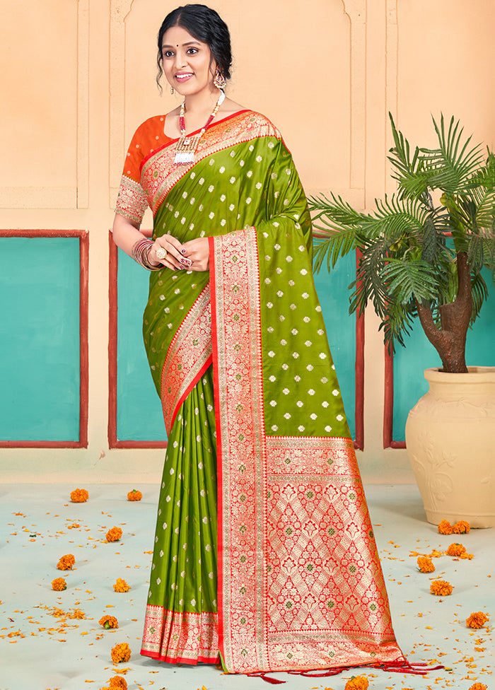 Multicolor Dupion Silk Saree With Blouse Piece