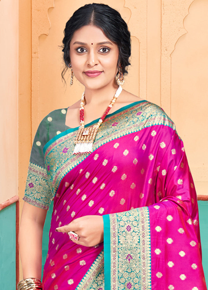 Multicolor Dupion Silk Saree With Blouse Piece